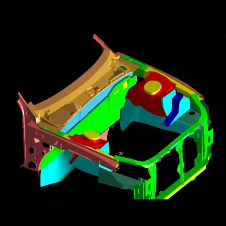 Automobilių variklio skyriaus mazgų štampavimo štampai