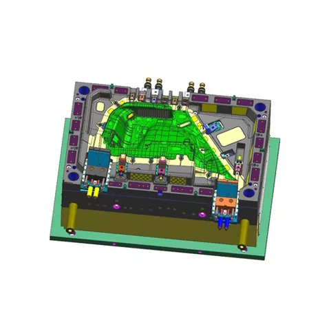 Automobilių kairiojo šoninio skydelio štampavimo štampas
