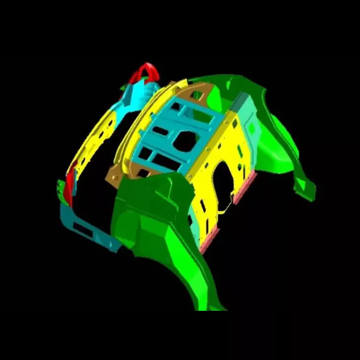 Automobilių bagažinės mazgų štampavimo štampai