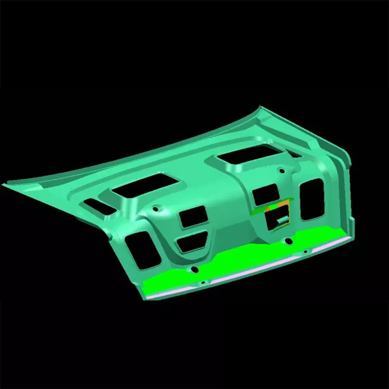 Automobilio bagažinės dangčio vidinio skydelio štampavimo štampas